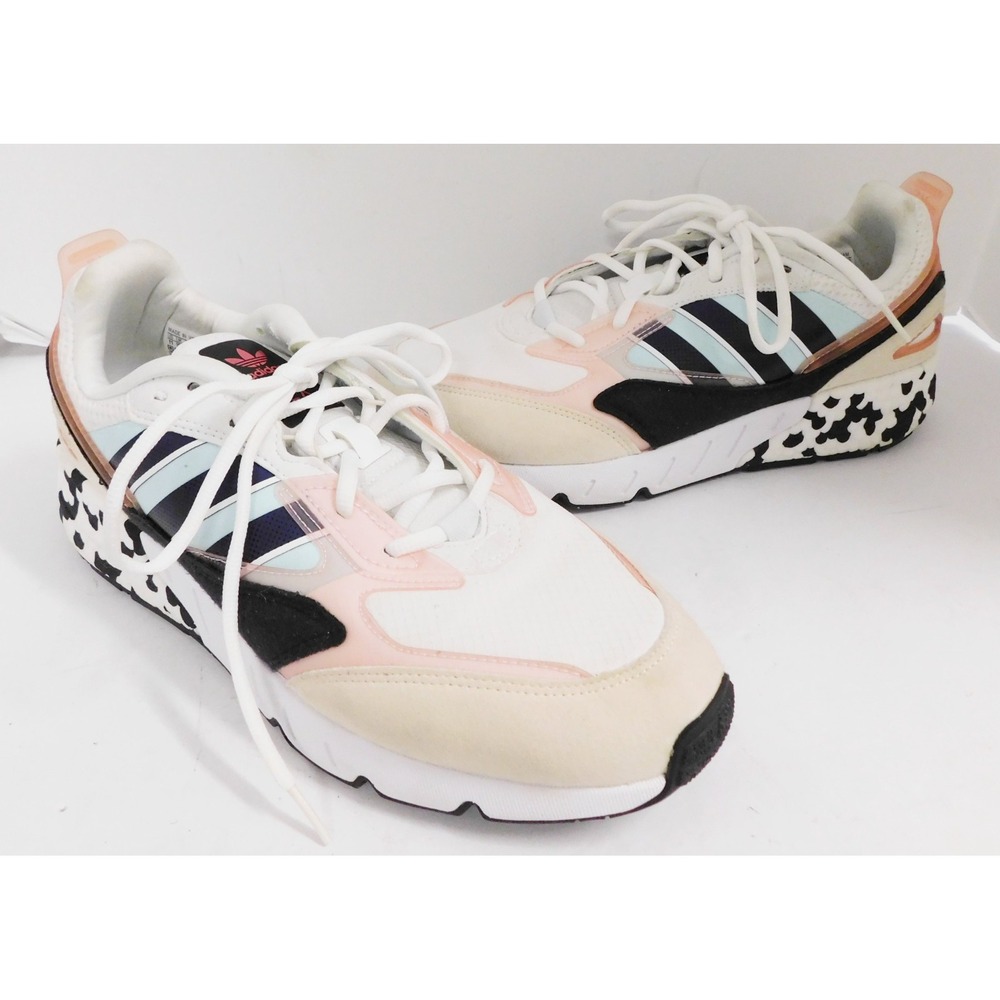 Adidas Shoes Zx 1K Boost 2.0 White Multi-Colored Sneaker Mens Size 11 NEW